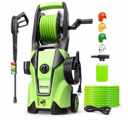 Kelovian Electric Pressure Washer Adjustable 5000PSI 4.0 GPM Power Washers