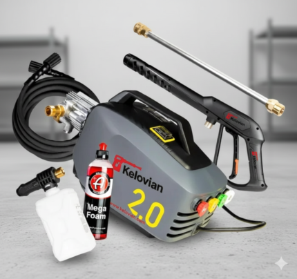 Kelovian Polishes Active Pressure Washer 2.0 & Mega Foam Car Soap (5 Item) Powerful,